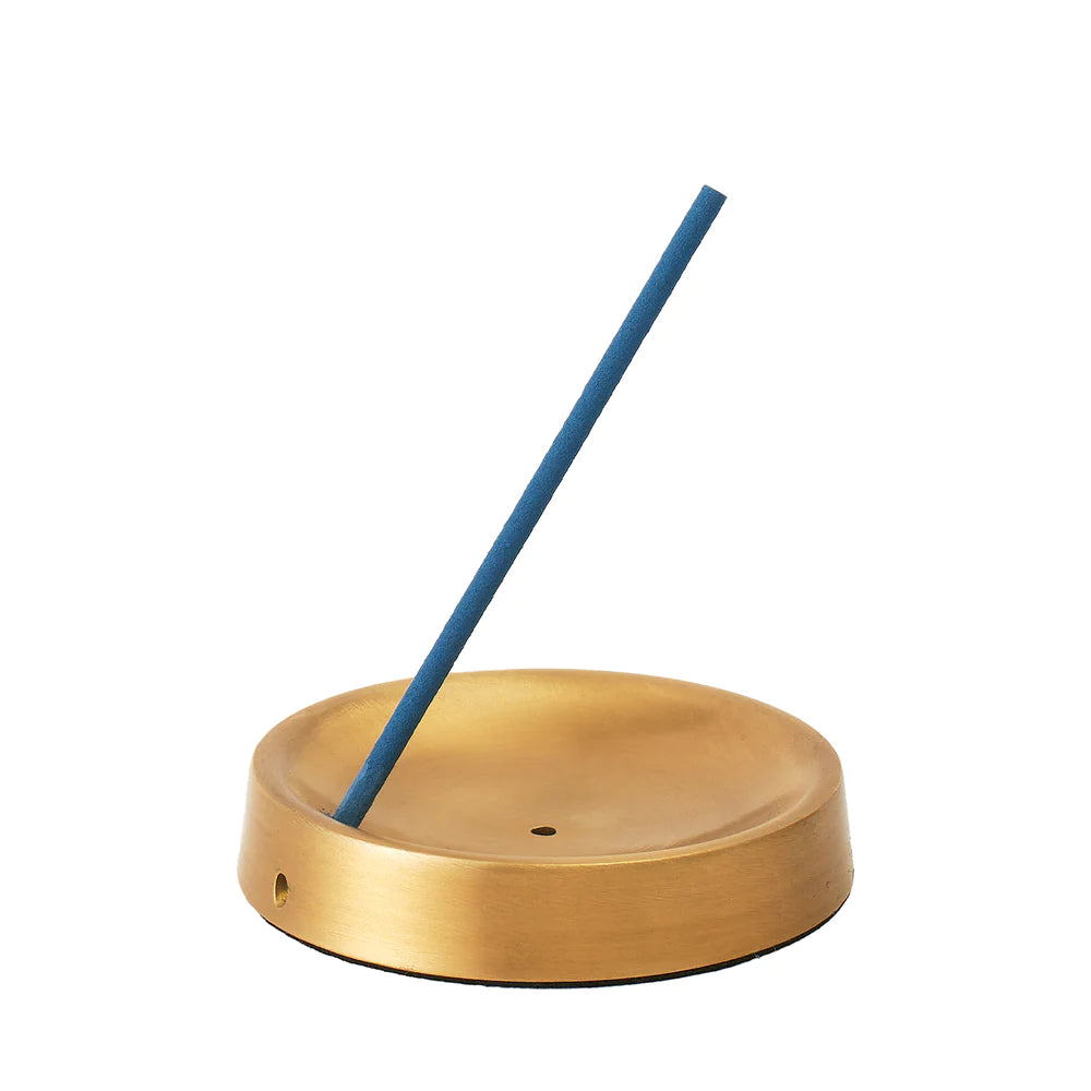 Fog Linen Work Brass Incense Stand Round | Fog Linen Work | Miss Arthur | Home Goods | Tasmania