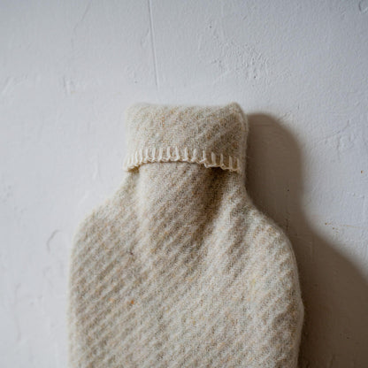 Tweedmill Textiles Hot Water Bottle Cover Recycled Wool Almond | Tweedmill Textiles | Miss Arthur | Home Goods | Tasmania