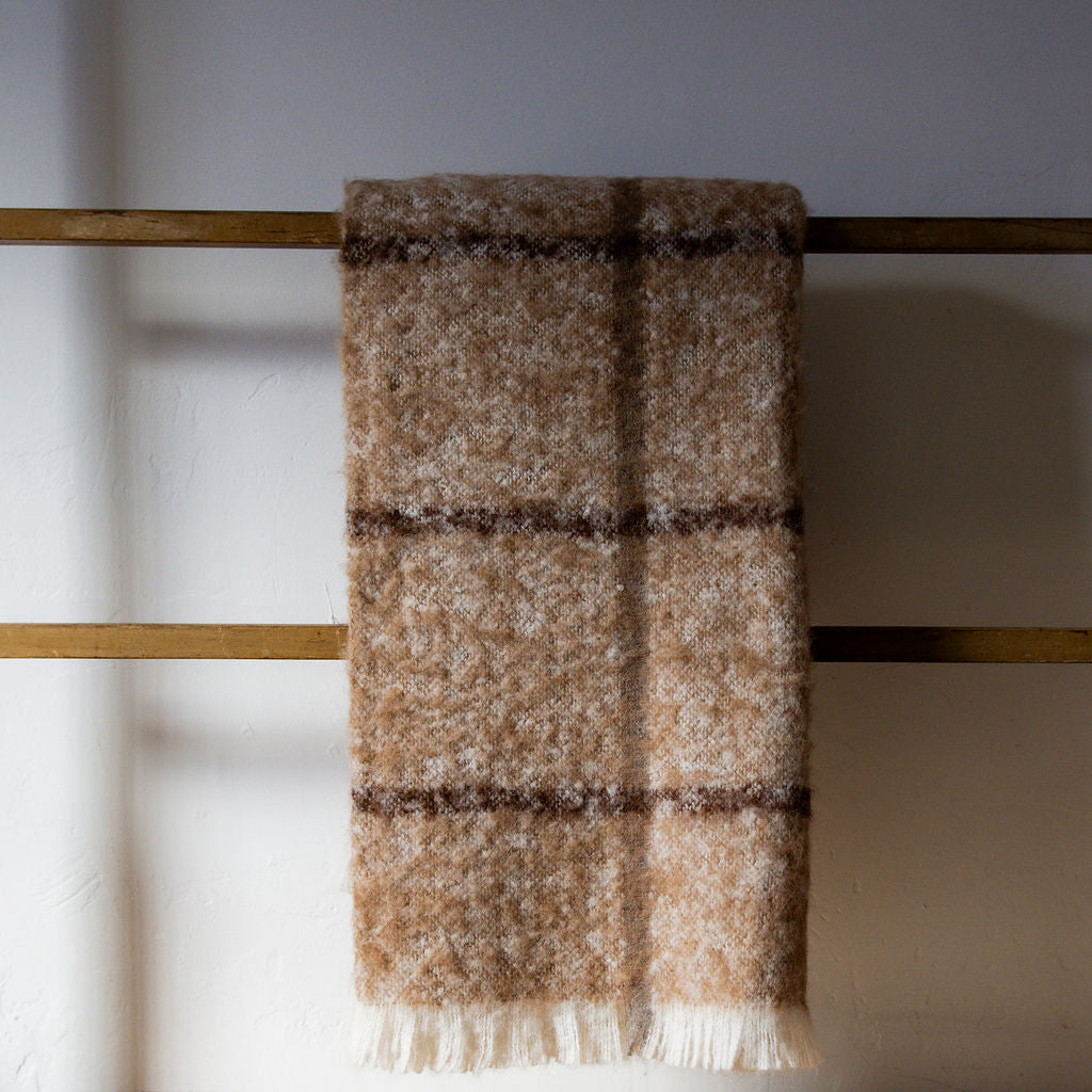 Waverley Mills Shale Alpaca Throw Barley | Waverley Mills | Miss Arthur | Home Goods | Tasmania