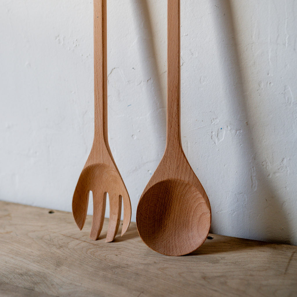 Sir|Madam Grand Wooden Salad Servers | Sir|Madam | Miss Arthur | Home Goods | Tasmania