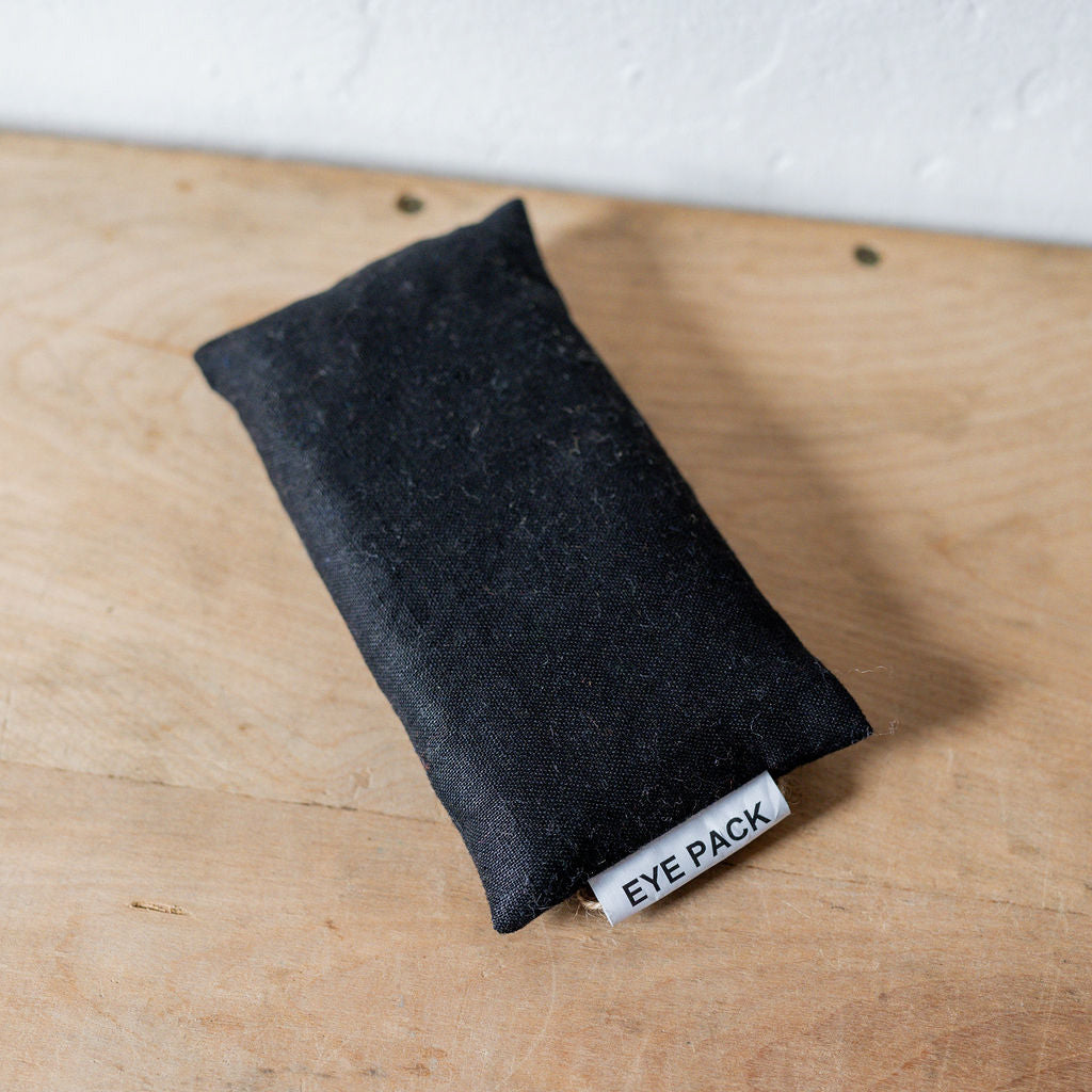 Linen Eye Pillow Black | Heatpack From Tasmania | Miss Arthur | Home Goods | Tasmania