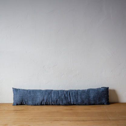 Tweed Draught Excluder Herringbone Blue Moon | Tweedmill Textiles | Miss Arthur | Home Goods | Tasmania