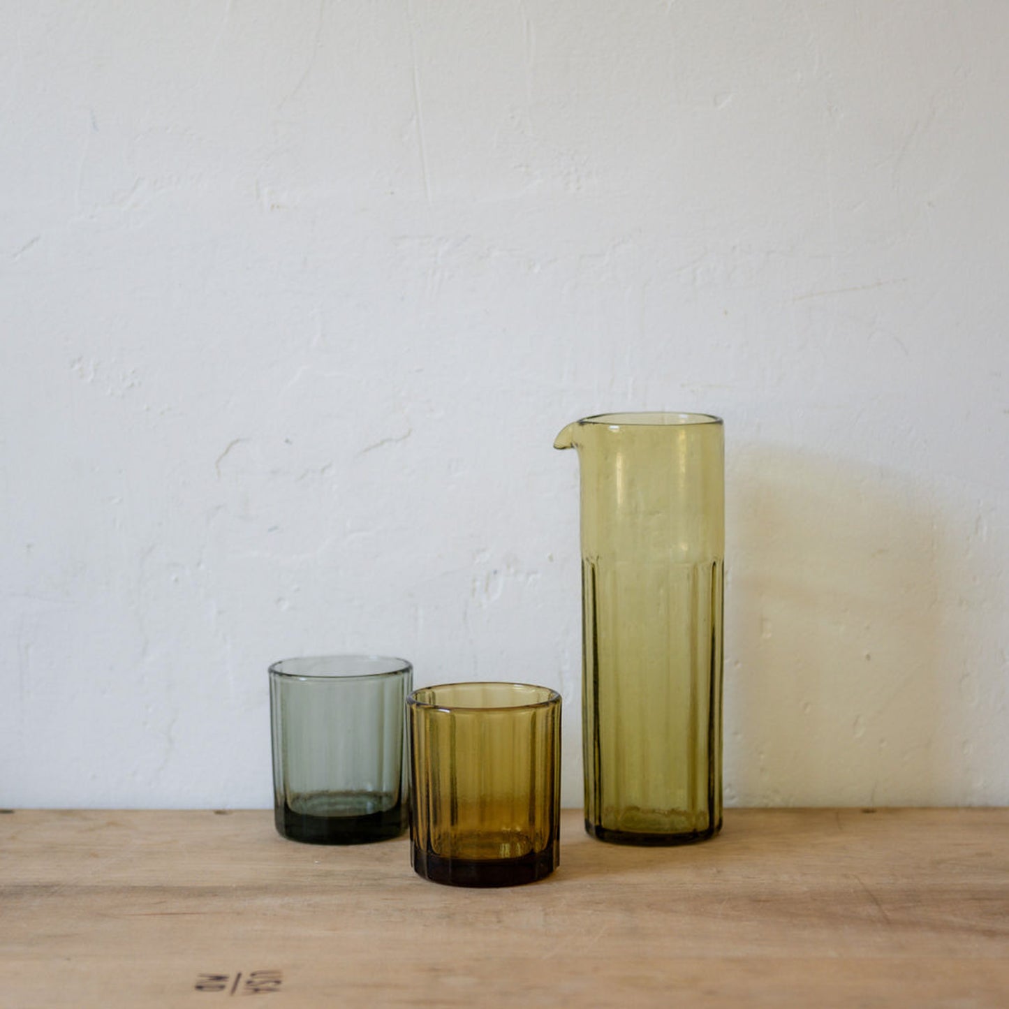 Brut Reed Tumbler Amber | Brut | Miss Arthur | Home Goods | Tasmania