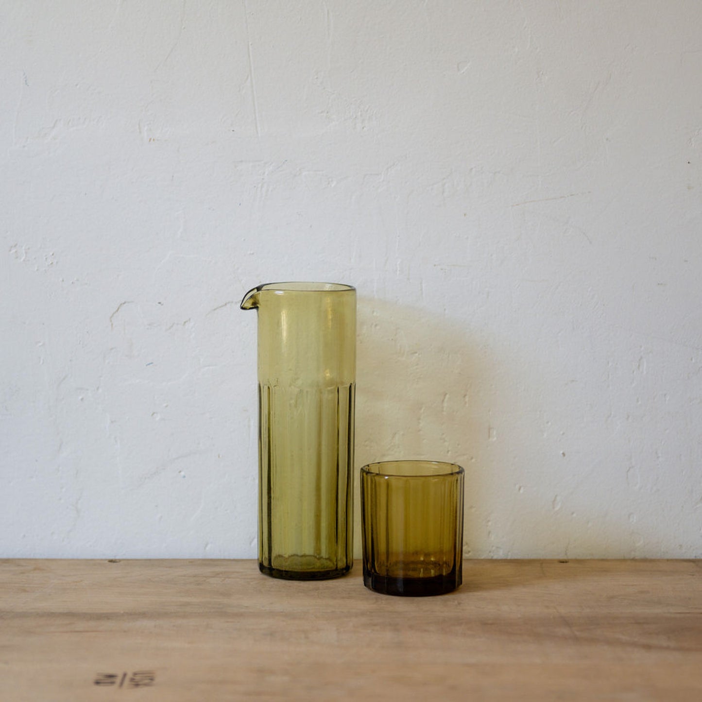 Brut Reed Tumbler Amber | Brut | Miss Arthur | Home Goods | Tasmania