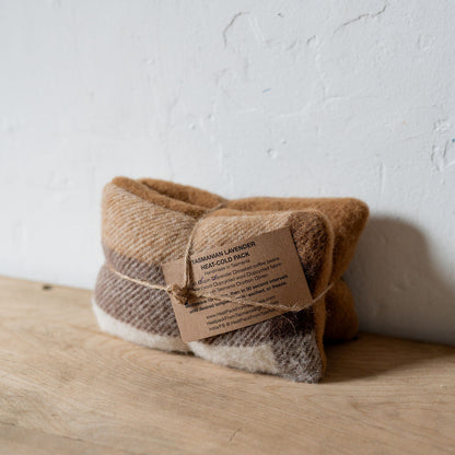 Recycled Wool Lavender Heat Pack Caramel Toffee | Heatpack From Tasmania | Miss Arthur | Home Goods | Tasmania