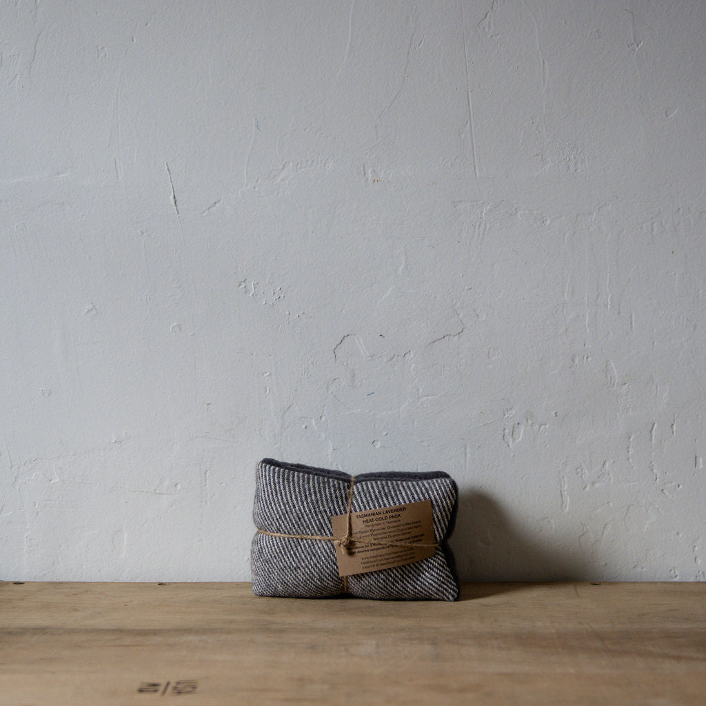 Upcycled Wool Lavender Heat Pack Charcoal | Heatpack From Tasmania | Miss Arthur | Home Goods | Tasmania