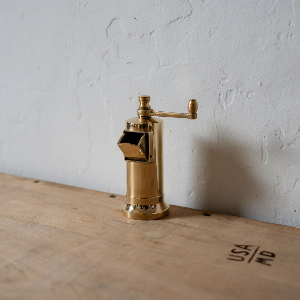 Alexander Chef's Brass Pepper Mill 006 | Alexander | Miss Arthur | Home Goods | Tasmania