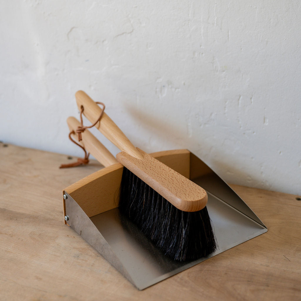 Redecker Dust Pan and Brush Set with Magnet | Redecker | Miss Arthur | Home Goods | Tasmania