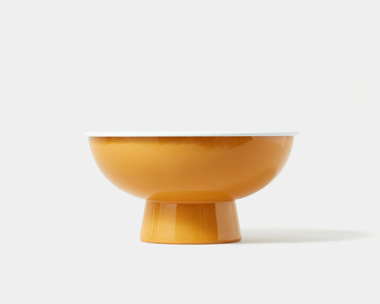 Falcon Enamelware Enamel Fruit Bowl Mustard Yellow | Falcon Enamelware | Miss Arthur | Home Goods | Tasmania