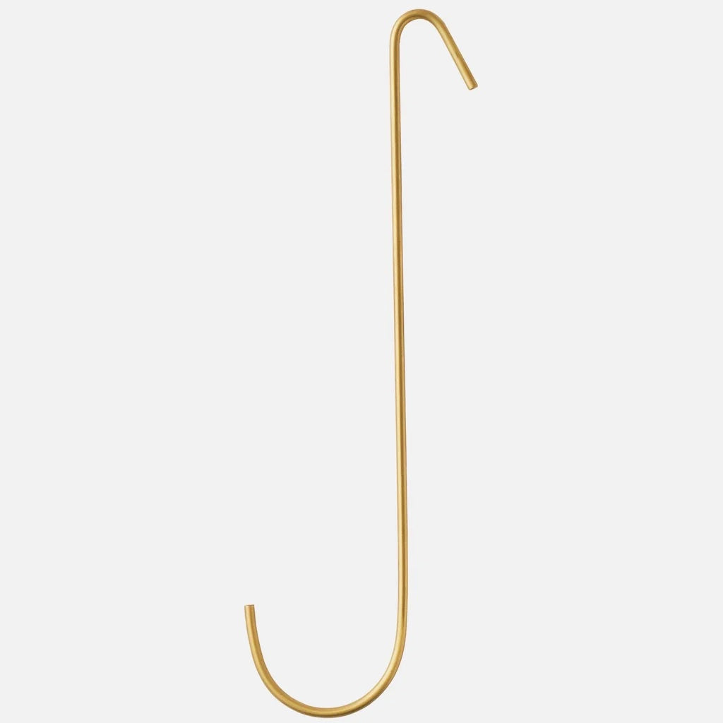 Fog Linen Work Brass J Hook Long Large | Fog Linen Work | Miss Arthur | Home Goods | Tasmania