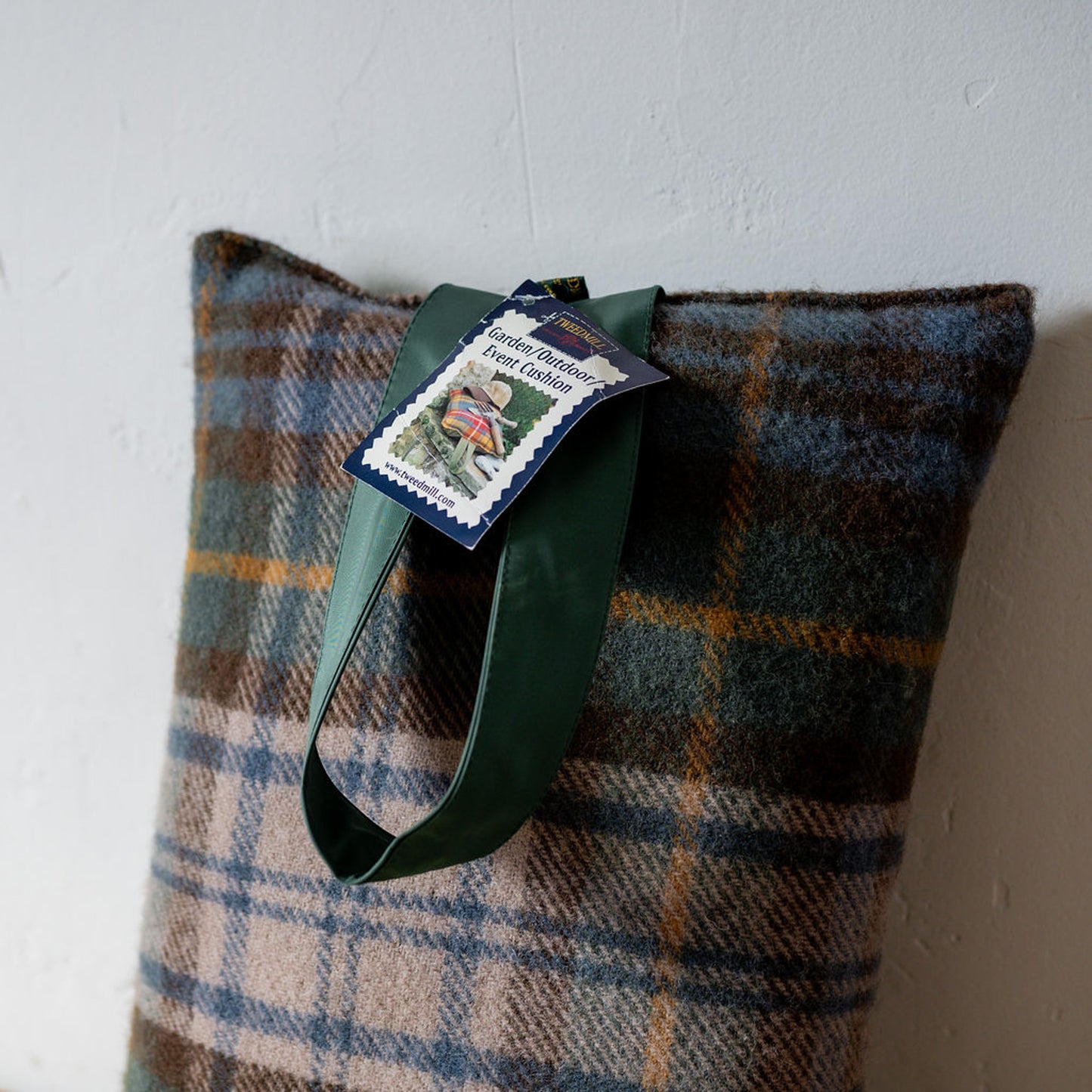 Tweedmill Textiles Kneeler Cushion Tweed Antique Brown | Tweedmill Textiles | Miss Arthur | Home Goods | Tasmania