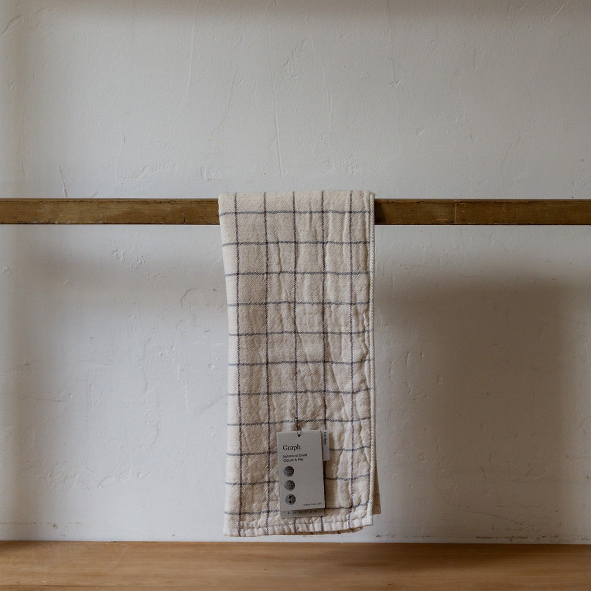 Kontex Graph Hand Towel Earl Grey | Kontex | Miss Arthur | Home Goods | Tasmania