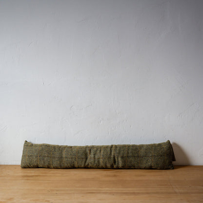 Tweedmill Textiles Tweed Draught Excluder Olive Green Herringbone | Tweedmill Textiles | Miss Arthur | Home Goods | Tasmania