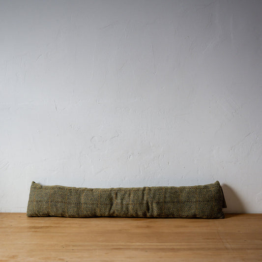 Tweedmill Textiles Tweed Draught Excluder Olive Green Herringbone | Tweedmill Textiles | Miss Arthur | Home Goods | Tasmania