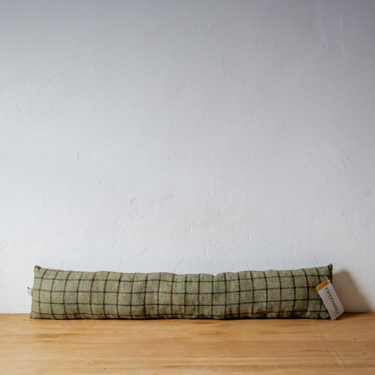 Tweed Draught Excluder Moss Green | Tweedmill Textiles | Miss Arthur | Home Goods | Tasmania