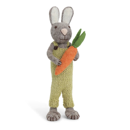 Big Grey Bunny Pants and Carrot | Gry & Sif | Miss Arthur | Home Goods | Tasmania