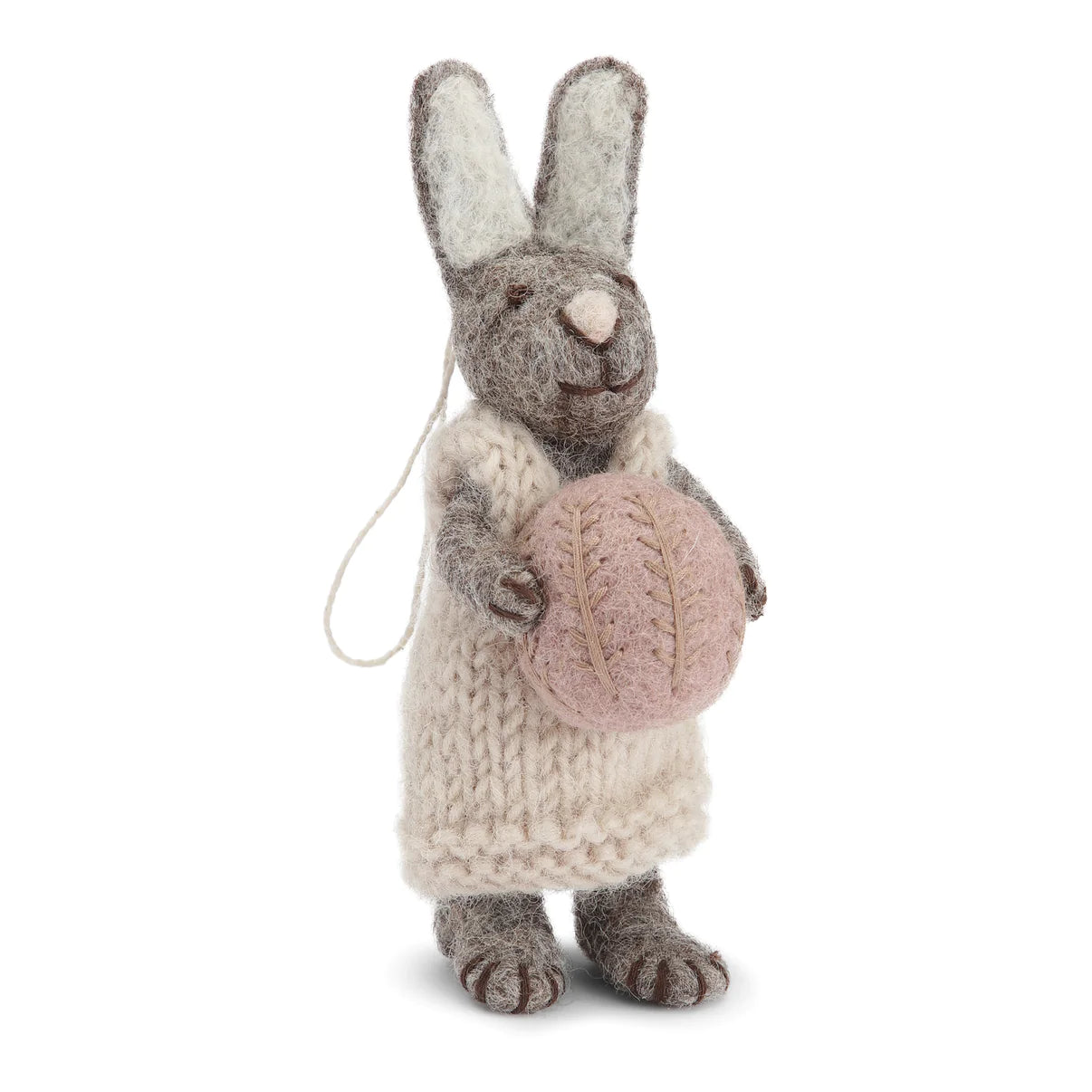 Small Grey Bunny Dress and Egg | Gry & Sif | Miss Arthur | Home Goods | Tasmania