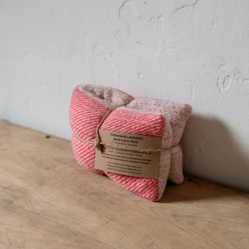 Upcycled Wool Heat Pack Pink | Heatpack From Tasmania | Miss Arthur | Home Goods | Tasmania