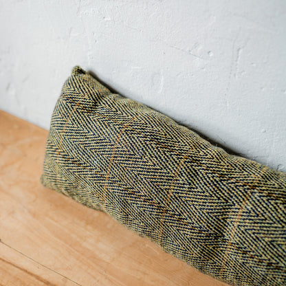 Tweedmill Textiles Tweed Draught Excluder Olive Green Herringbone | Tweedmill Textiles | Miss Arthur | Home Goods | Tasmania