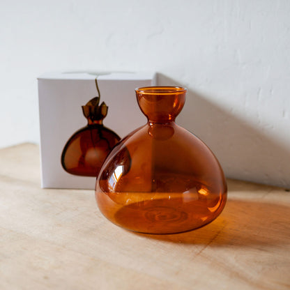 Ilex Studio Avocado Vase Russet Brown | Ilex Studio | Miss Arthur | Home Goods | Tasmania