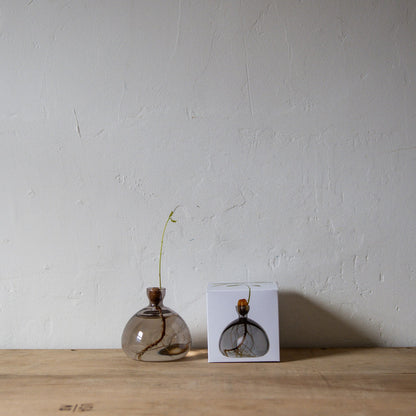 Ilex Studio Acorn Vase Smoke Grey | Ilex Studio | Miss Arthur | Home Goods | Tasmania