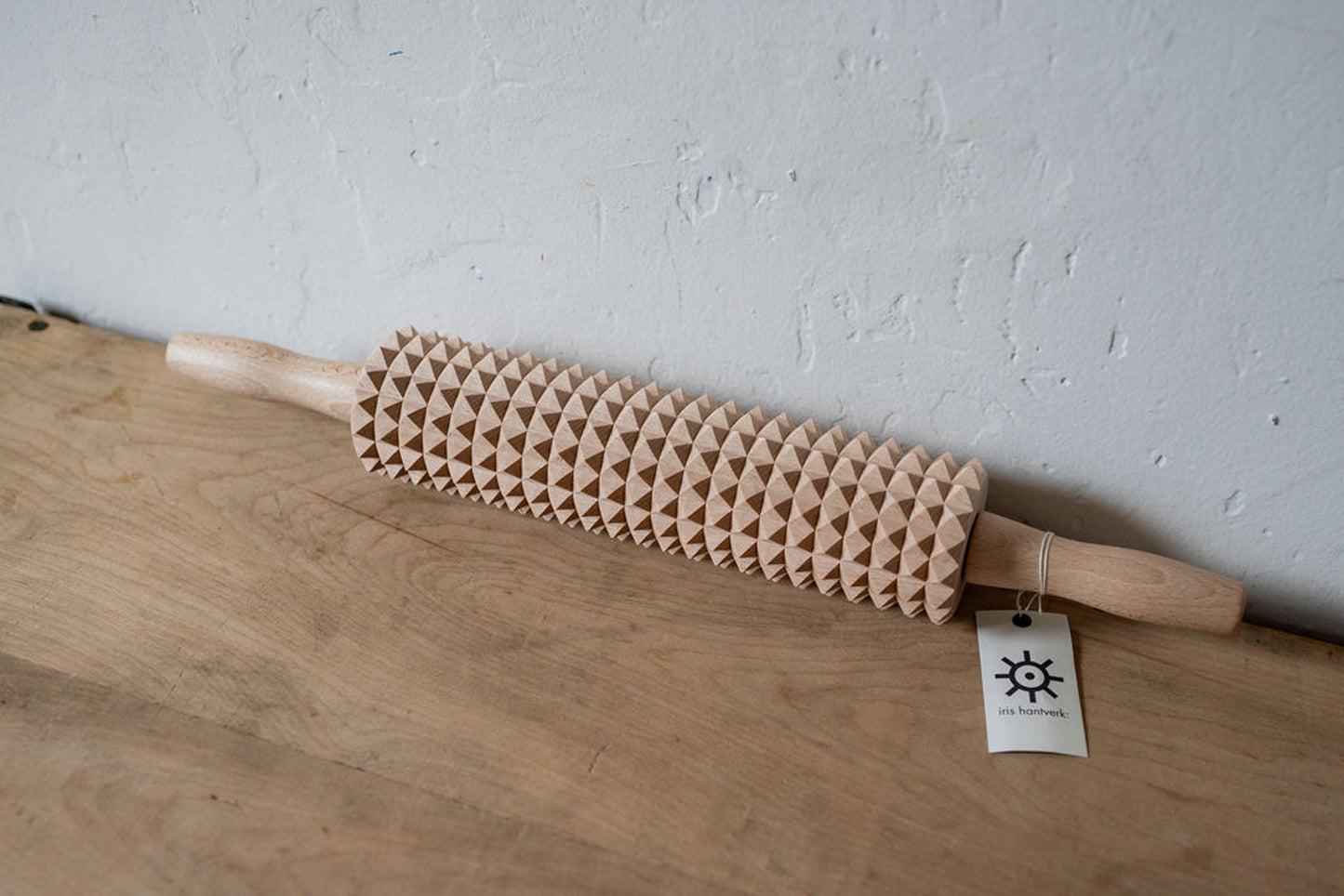 Iris Hantverk Beechwood Knobbed Rolling Pin | Iris Hantverk | Miss Arthur | Home Goods | Tasmania