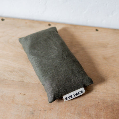 Linen Eye Pillow Khaki | Heatpack From Tasmania | Miss Arthur | Home Goods | Tasmania