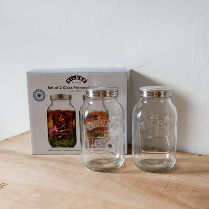 1 Litre Fermentations Jars Set of 2 | Kilner | Miss Arthur | Home Goods | Tasmania