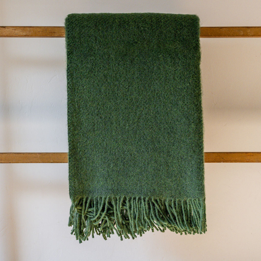 Klippan Gotland Blanket Bottle Green | Klippan | Miss Arthur | Home Goods | Tasmania