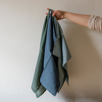 Linen Tea Towel Green | Konohairo | Miss Arthur | Home Goods | Tasmania