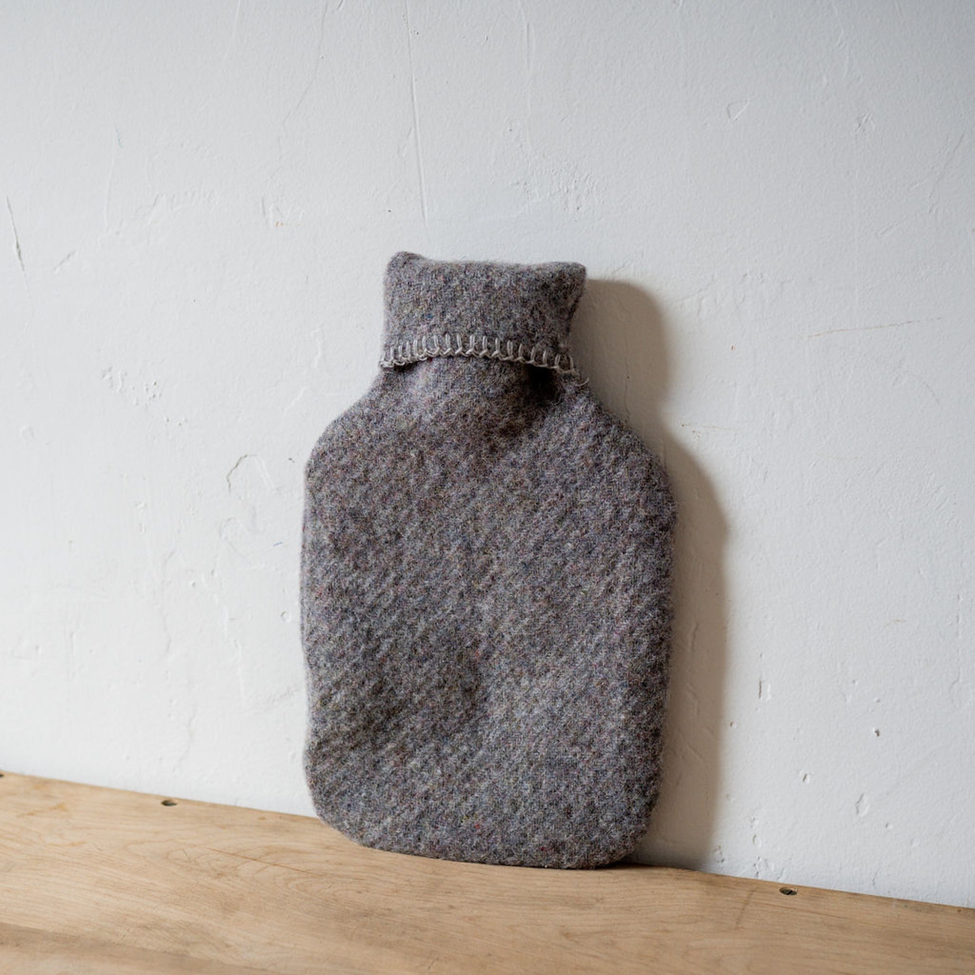 Tweedmill Textiles Hot Water Bottle Cover Recycled Wool Latte | Tweedmill Textiles | Miss Arthur | Home Goods | Tasmania