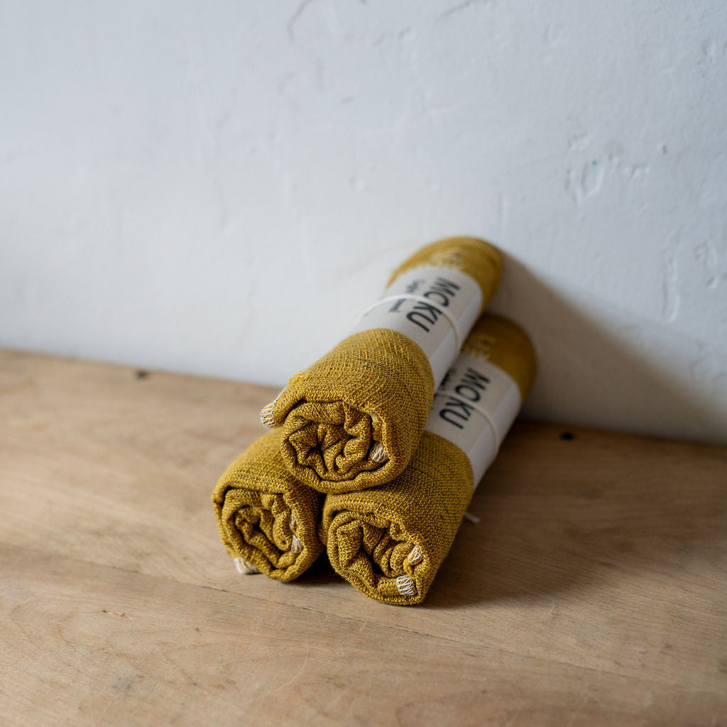 Kontex Moku Medium Towel Yellow | Kontex | Miss Arthur | Home Goods | Tasmania