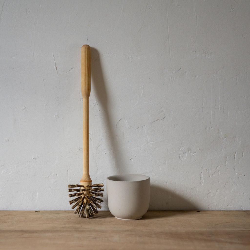 Iris Hantverk Toilet Brush Natural Concrete | Iris Hantverk | Miss Arthur | Home Goods | Tasmania