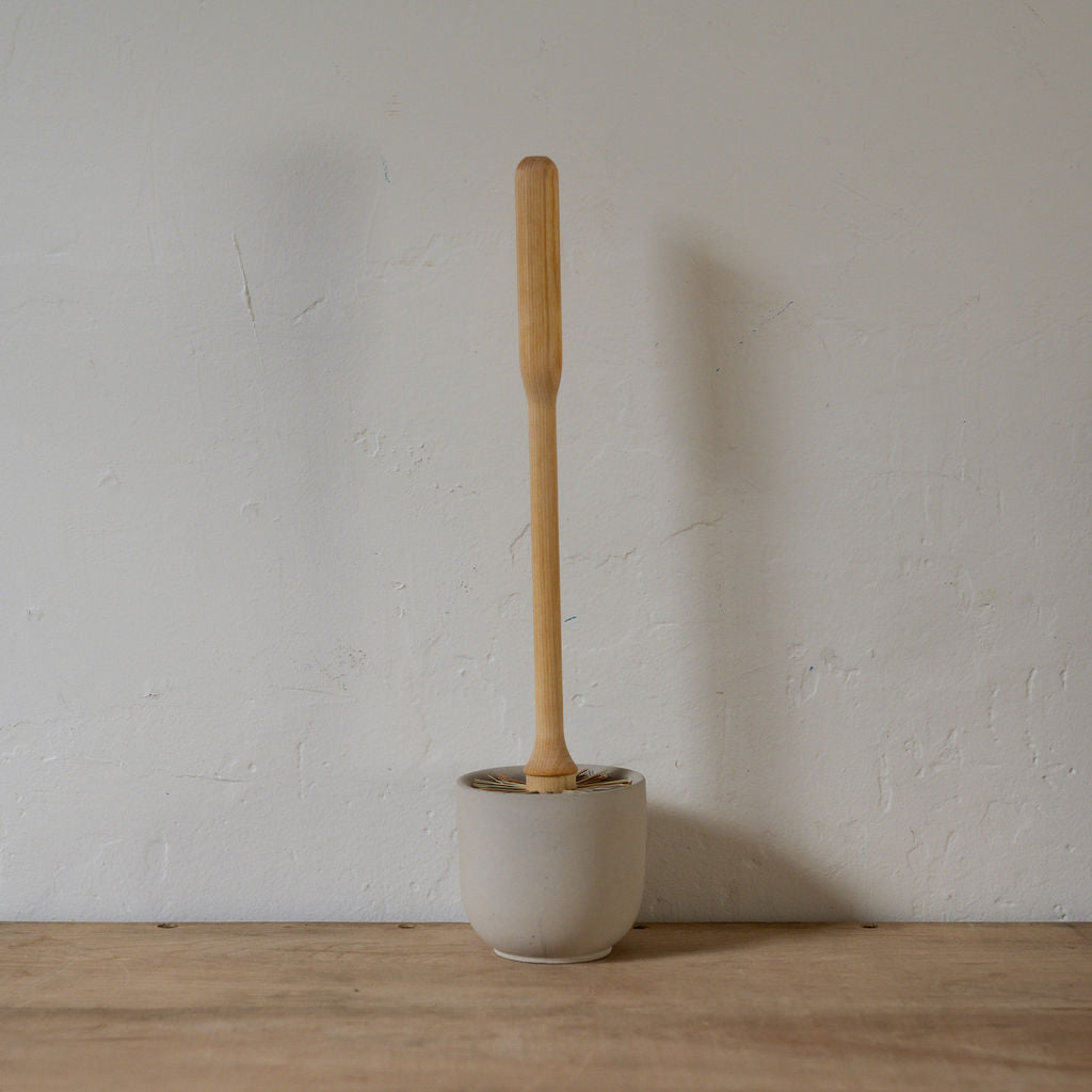 Iris Hantverk Toilet Brush Natural Concrete | Iris Hantverk | Miss Arthur | Home Goods | Tasmania