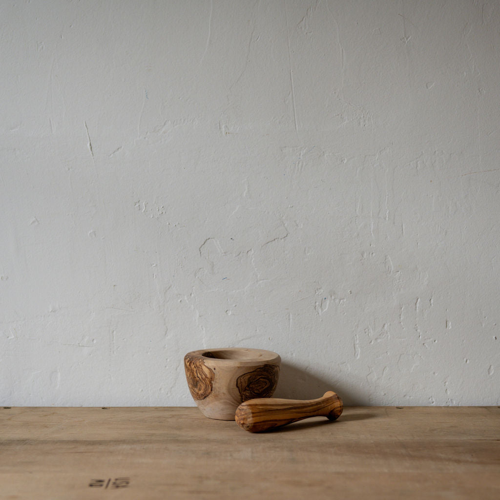 Olive Wood Mortar and Pestle | Artisanal Goods | Miss Arthur | Home Goods | Tasmania