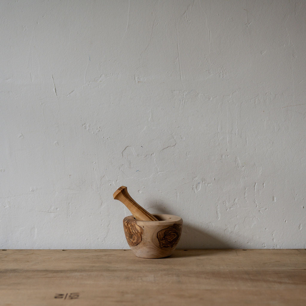 Olive Wood Mortar and Pestle | Artisanal Goods | Miss Arthur | Home Goods | Tasmania