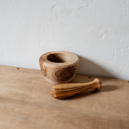 Olive Wood Mortar and Pestle | Artisanal Goods | Miss Arthur | Home Goods | Tasmania