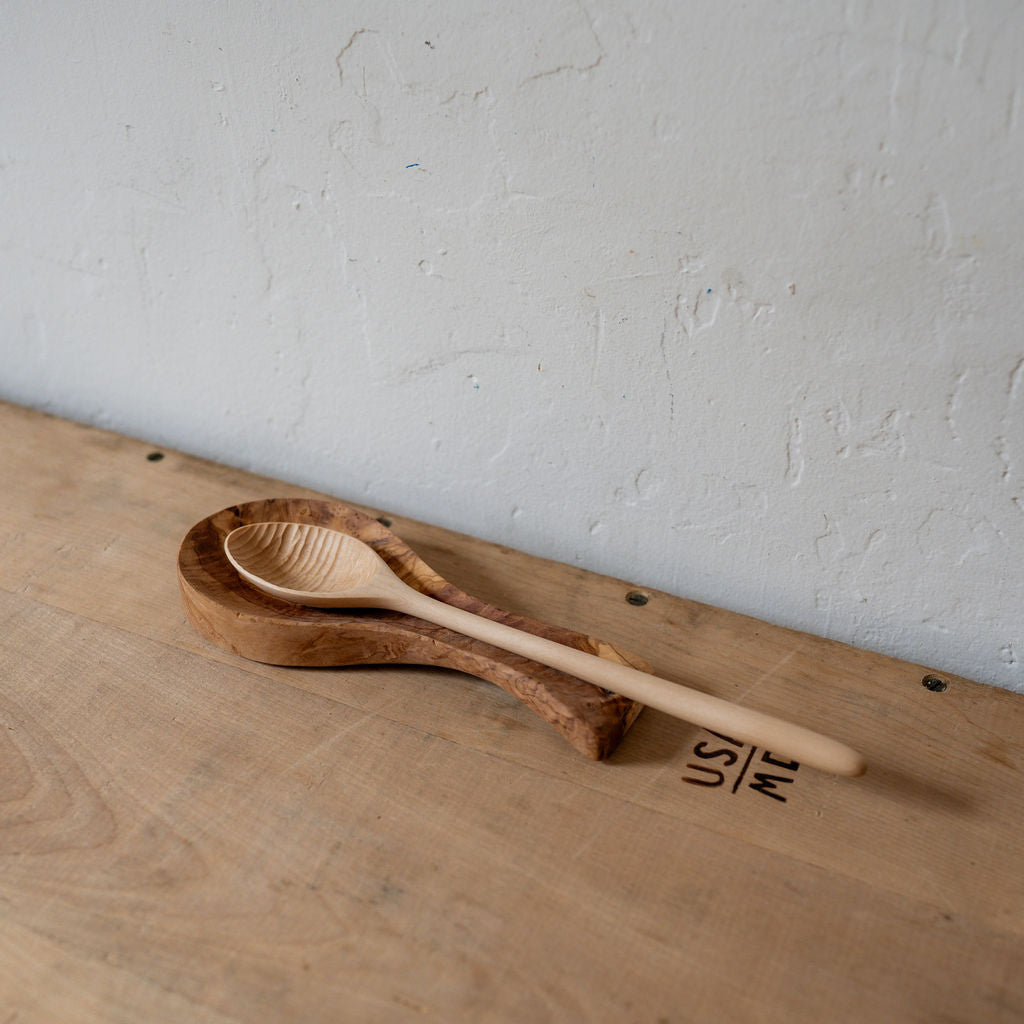 Olive Wood Spoon Rest | Artisanal Goods | Miss Arthur | Home Goods | Tasmania