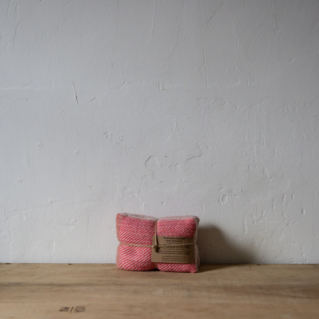 Upcycled Wool Heat Pack Pink | Heatpack From Tasmania | Miss Arthur | Home Goods | Tasmania