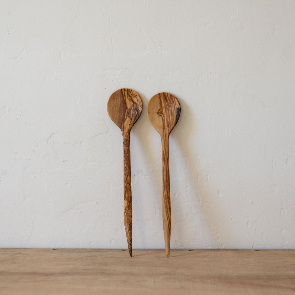 Olive Wood Salad Spoons | Artisanal Goods | Miss Arthur | Home Goods | Tasmania