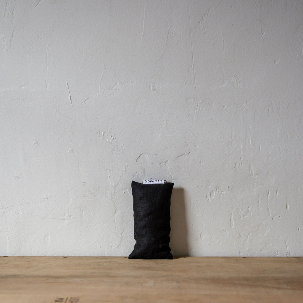 Linen Eye Pillow Black | Heatpack From Tasmania | Miss Arthur | Home Goods | Tasmania