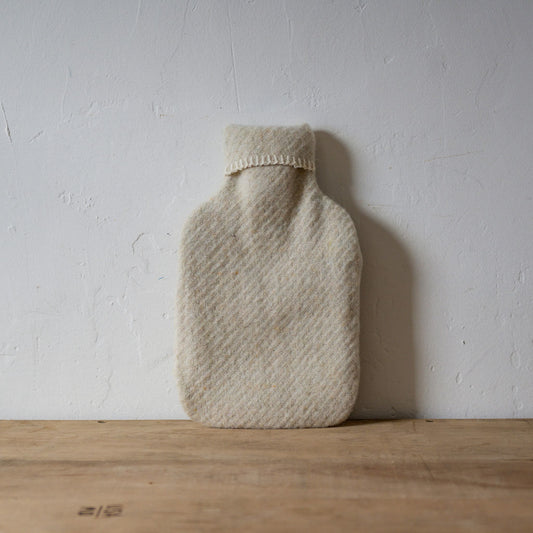 Tweedmill Textiles Hot Water Bottle Cover Recycled Wool Almond | Tweedmill Textiles | Miss Arthur | Home Goods | Tasmania