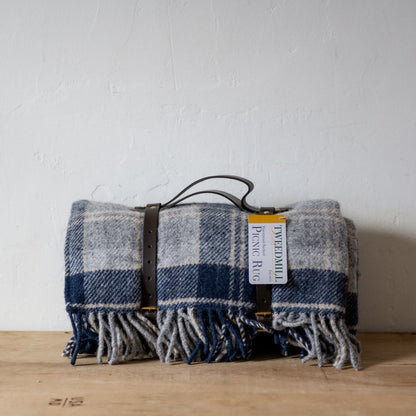 Tweedmill Textiles Polo Wool Rug Navy Bannockbane | Tweedmill Textiles | Miss Arthur | Home Goods | Tasmania