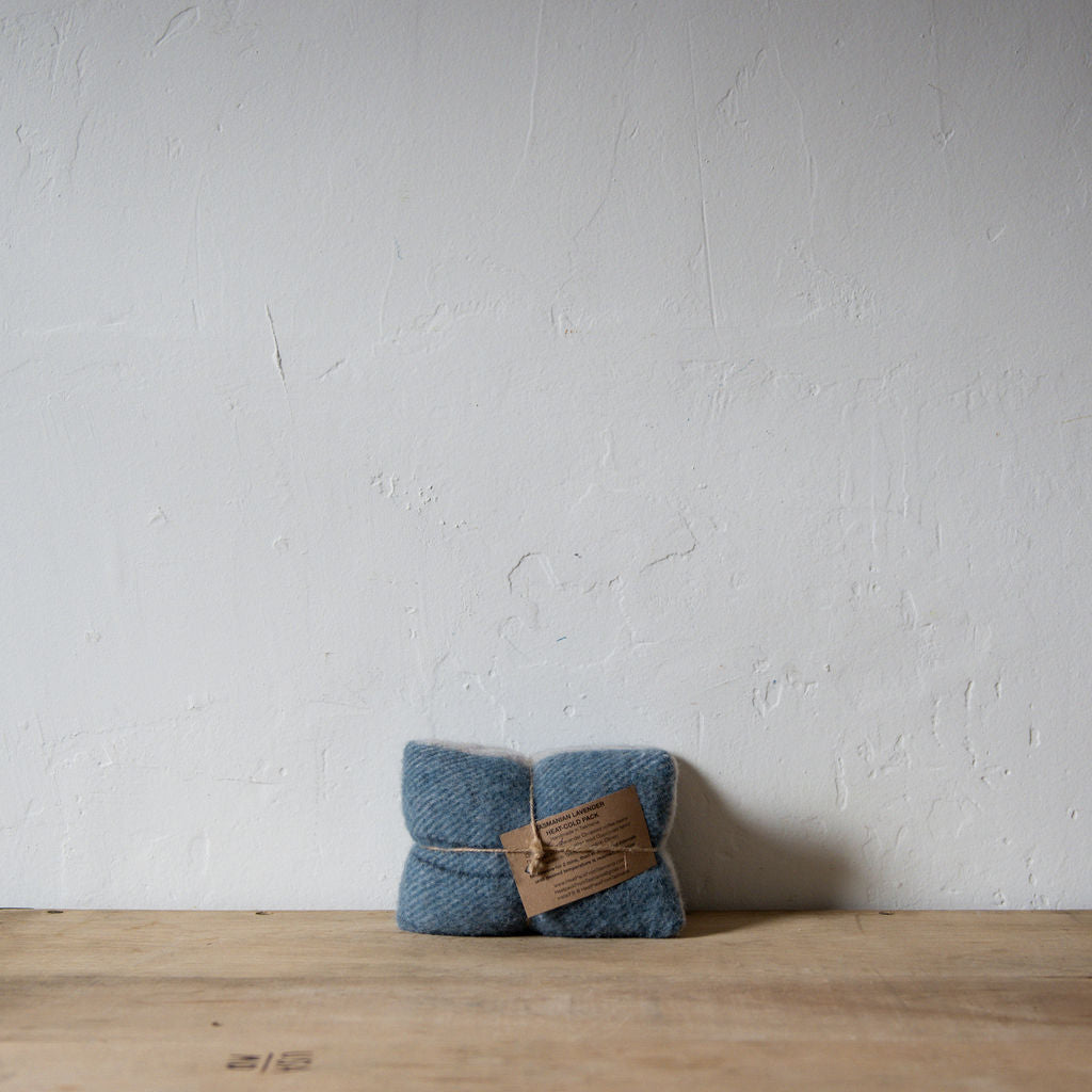 Recycled Wool Lavender Heat Pack Blue Grey | Heatpack From Tasmania | Miss Arthur | Home Goods | Tasmania