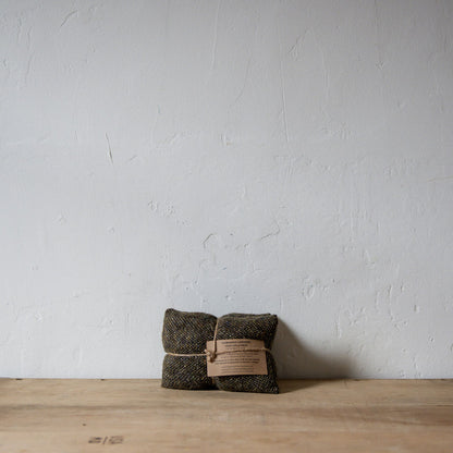 Upcycled Wool Lavender Heat Pack Deep Olive | Heatpack From Tasmania | Miss Arthur | Home Goods | Tasmania