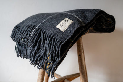 Waverley Mills Trace Throw Charcoal | Waverley Mills | Miss Arthur | Home Goods | Tasmania