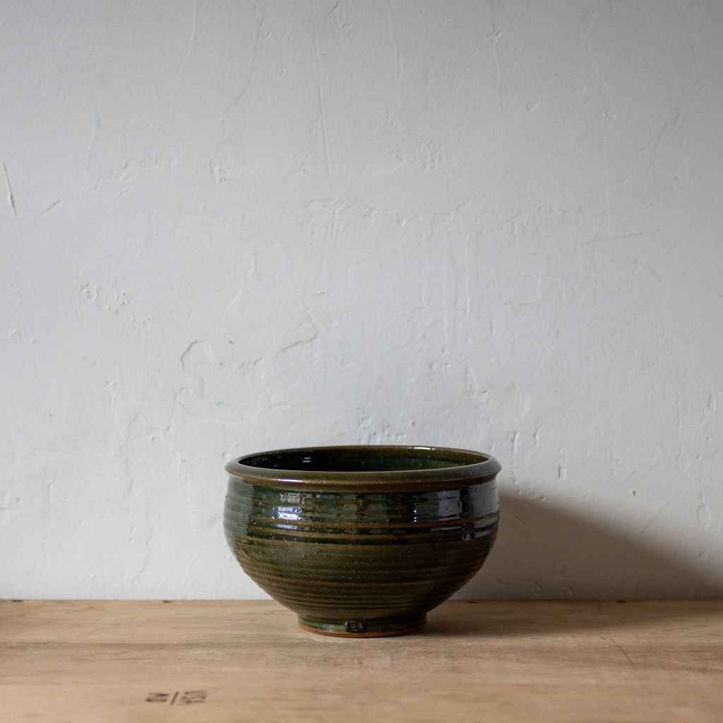 Zsolt Faludi Medium Salad Bowl Green Glaze | Zsolt Faludi | Miss Arthur | Home Goods | Tasmania