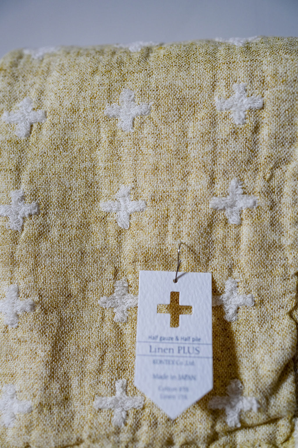 Kontex Linen Plus Bath Towel Yellow | Kontex | Miss Arthur | Home Goods | Tasmania