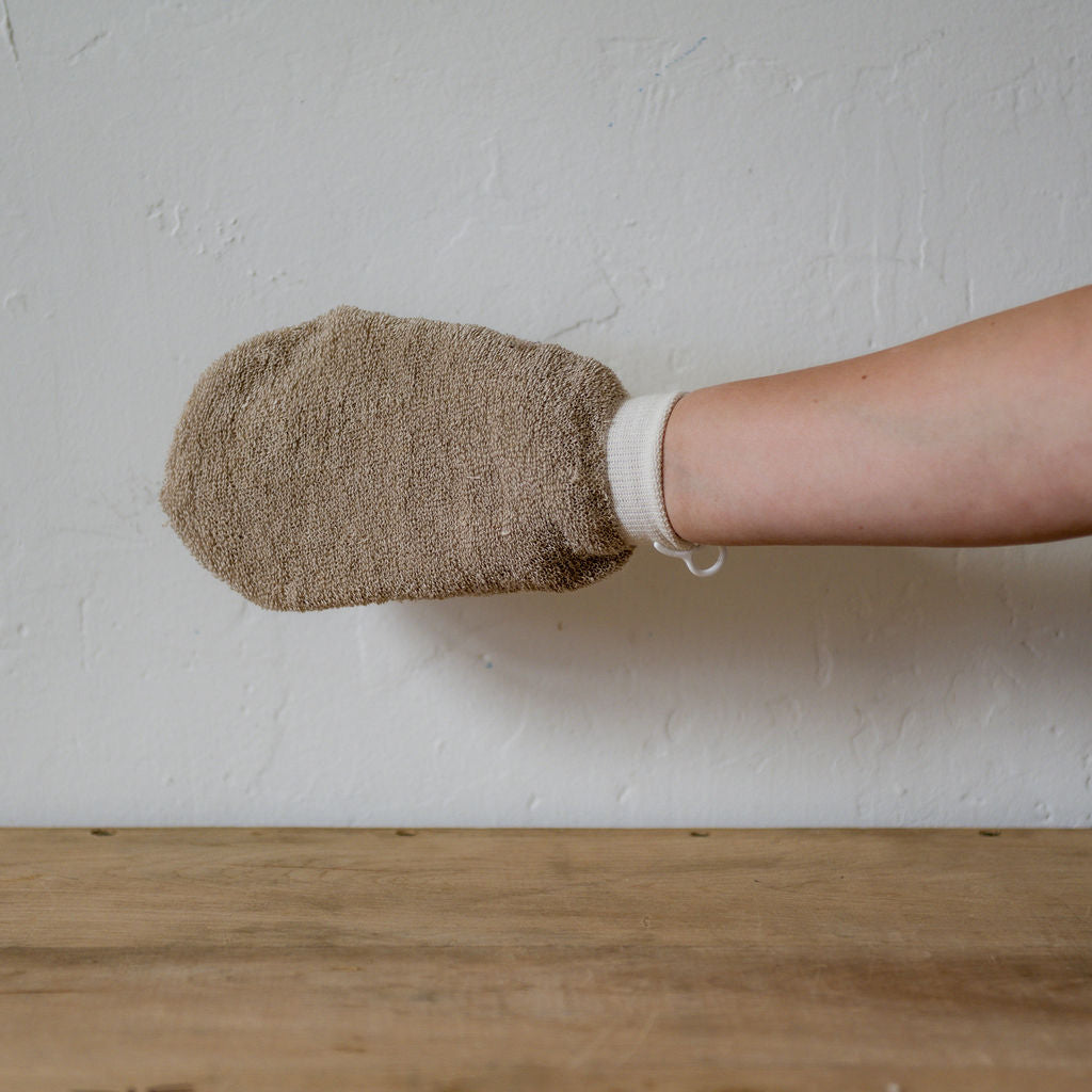 Est Looped Linen Body Mitts | Est | Miss Arthur | Home Goods | Tasmania