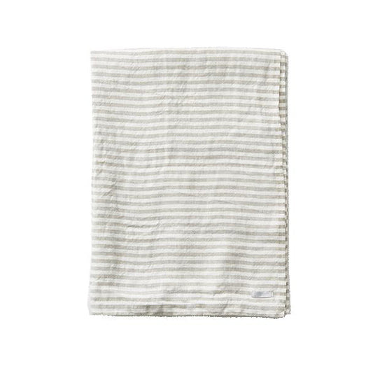 Fog Linen Work Linen Chambray Throw White Stripe | Fog Linen Work | Miss Arthur | Home Goods | Tasmania